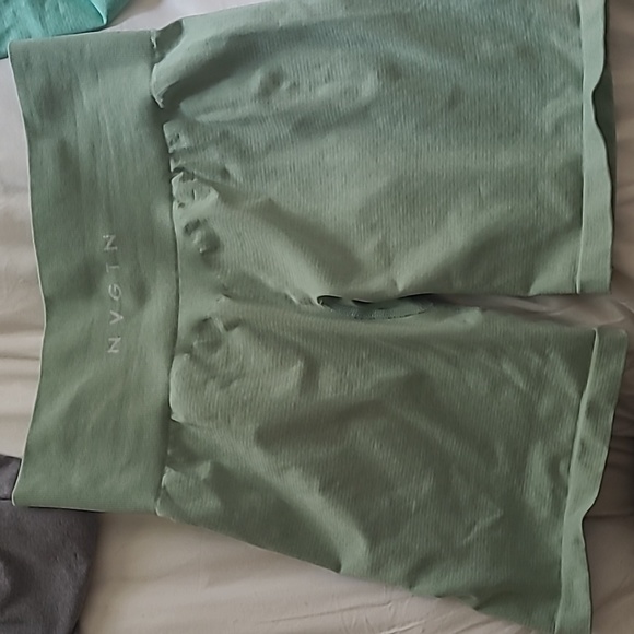 Sage green shorts - Picture 1 of 2